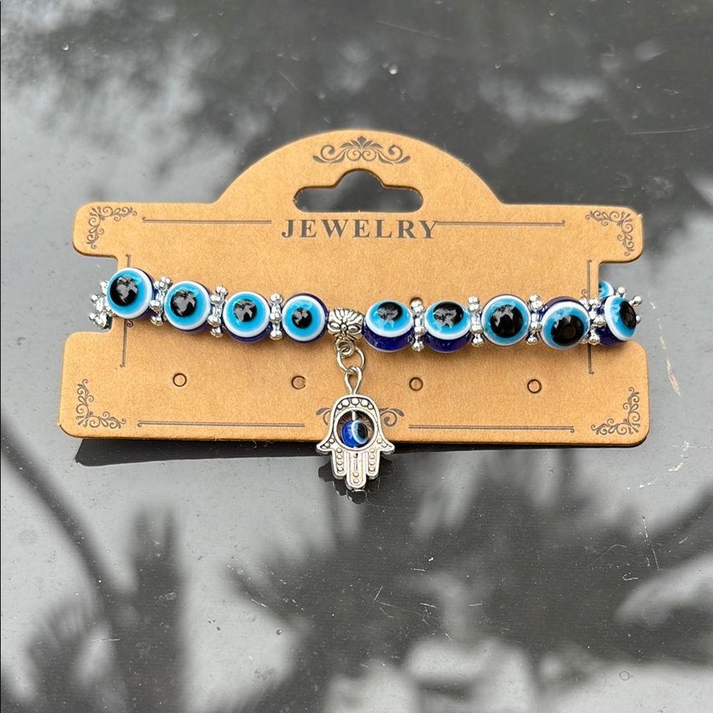 Blue Evil Eye Bracelet